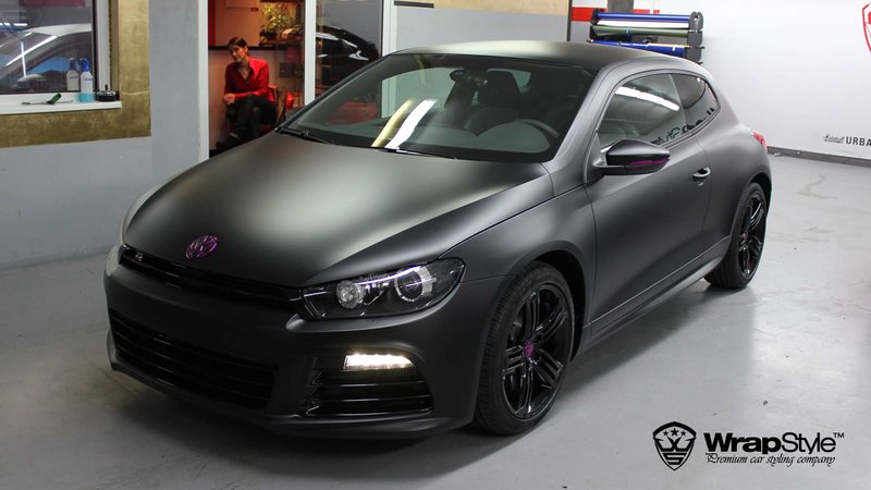 Volkswagen Scirocco - Black Matt wrap - cover small