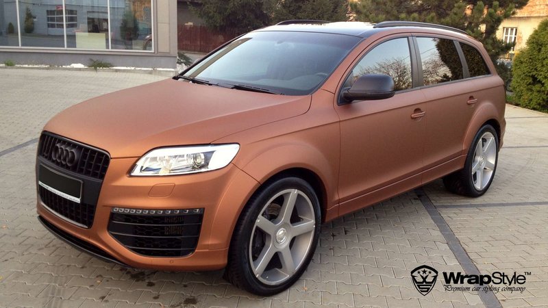 Audi Q7 Aztec - Bronze Matt wrap - cover small
