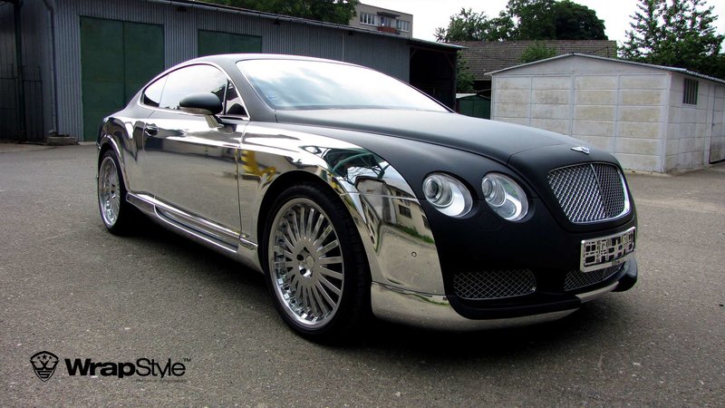 Bentley Continental - Chrome Carbon wrap