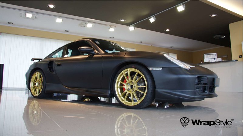 Porsche 911- Black Carbon wrap - cover small