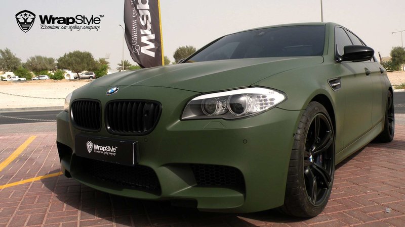 BMW M5 - Millitary Matt wrap - cover small