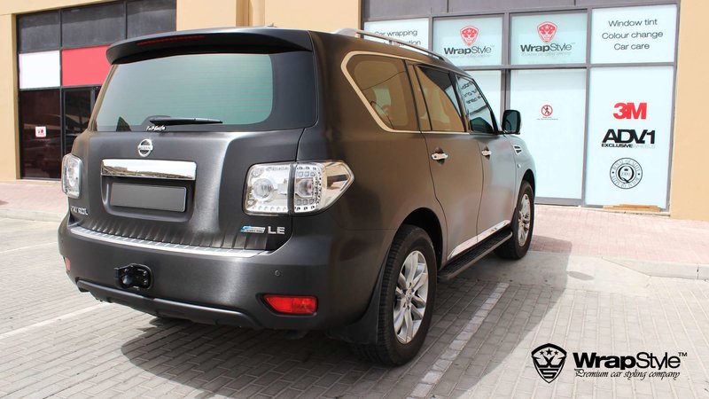 Nissan Patrol - Brushed Black wrap - cover small