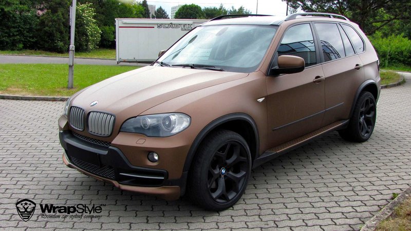 BMW X5 - Anodized Brown Matt wrap - cover small