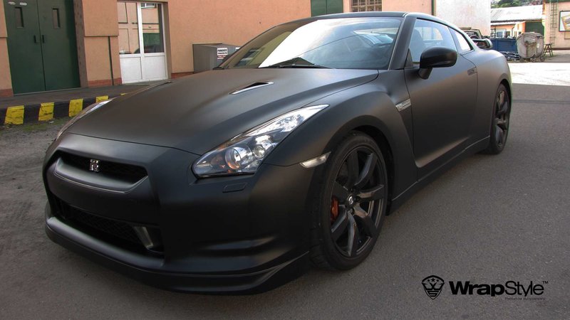 Nissan GTR - Black Matt wrap - cover small