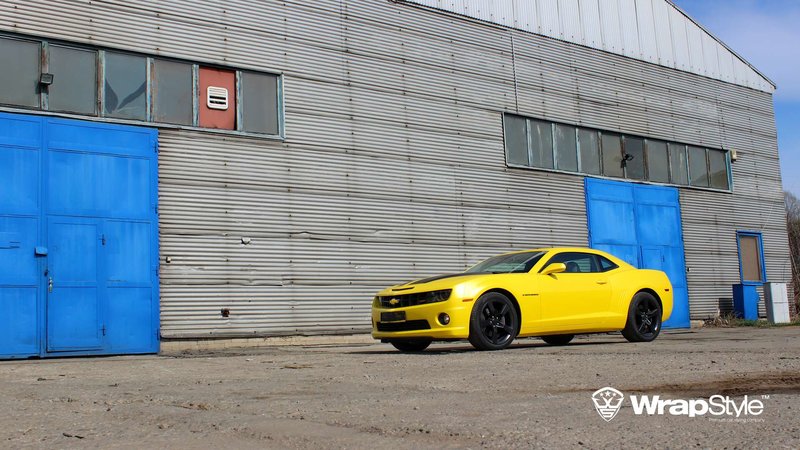 Chevrolet Camaro SS - Yellow Matt wrap - cover small