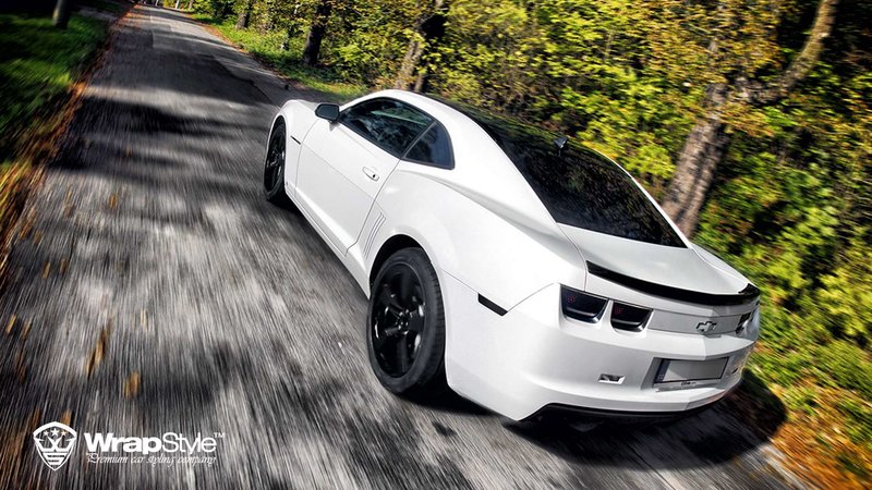 Chevrolet Camaro - White Gloss wrap - cover small