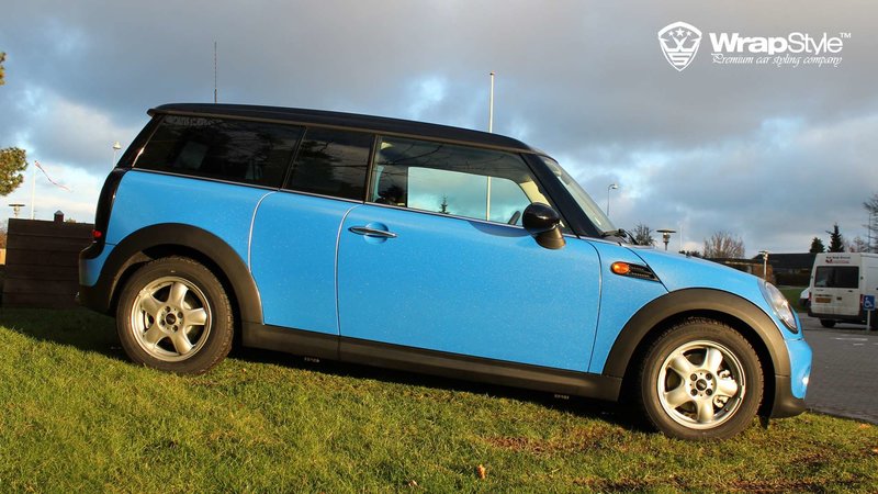 Mini Cooper - Poseidon Blue wrap - cover small