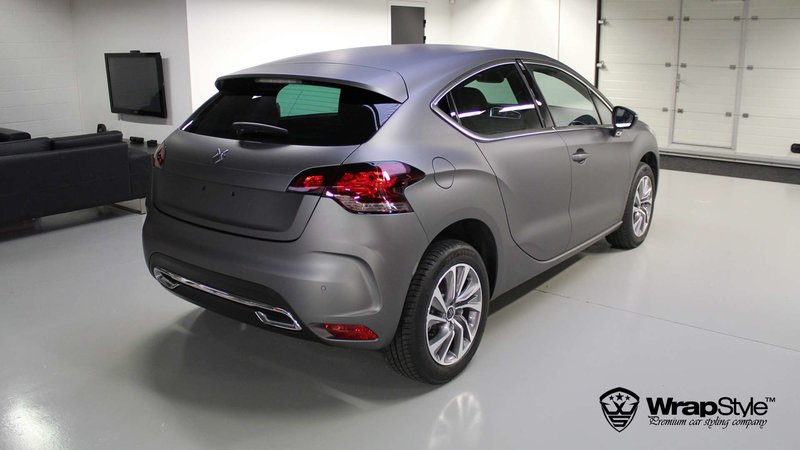 Citroen DS4 - Grey Matt wrap - cover small
