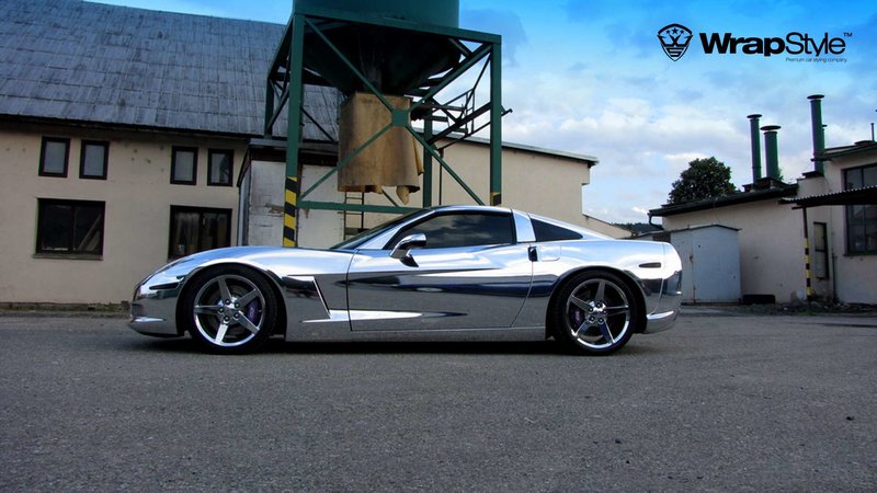 Chevrolet Corvette - Chrome Gloss wrap - cover small
