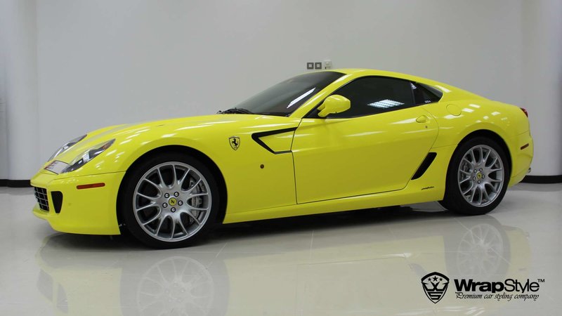 Ferrari 599 - Yellow Gloss wrap - cover small