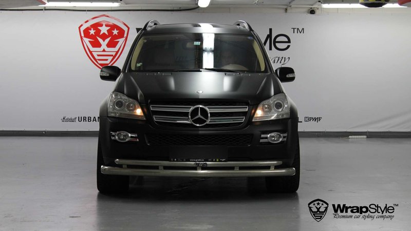 Mercedes GL  - Black Matt wrap - cover small