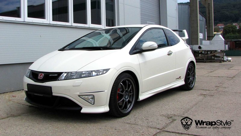 Honda Civic TypeR - White Matt wrap - cover small