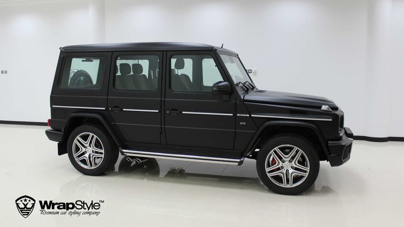 Mercedes G - Black Matt wrap