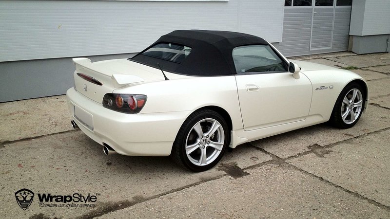 Honda S2000 - White Matt wrap - cover small