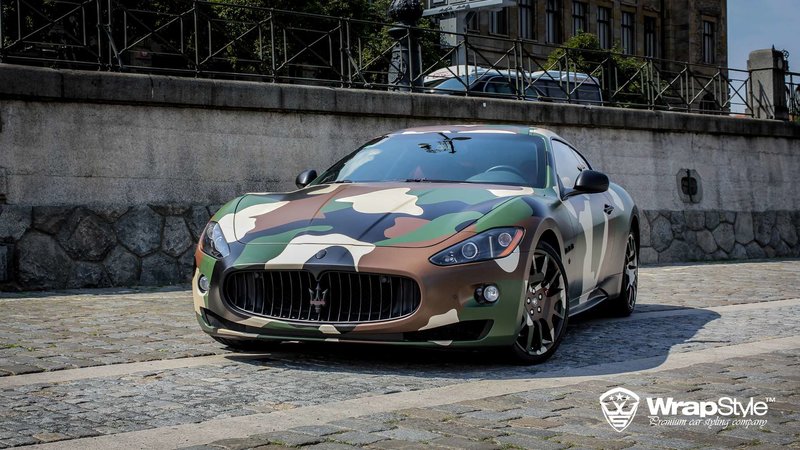 Maserati GranTurismo - Camouflage design - cover small
