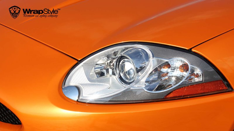 Jaguar F Type - Orange Metallic wrap - cover small