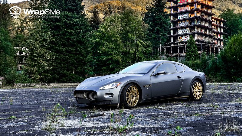 Maserati GranTurismo - Diamond Grey Matt wrap