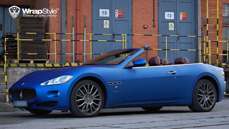 Maserati GranCabrio - Deep Ocean Matt wrap - cover small