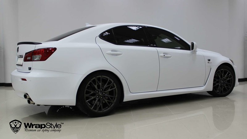 Lexus IS F - White Matt wrap