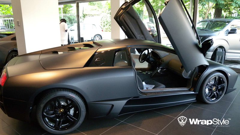 Lamborghini Murcielago - Black Matt wrap