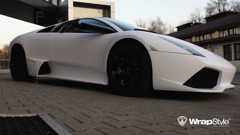 Lamborghini Murcielago - White Matt wrap