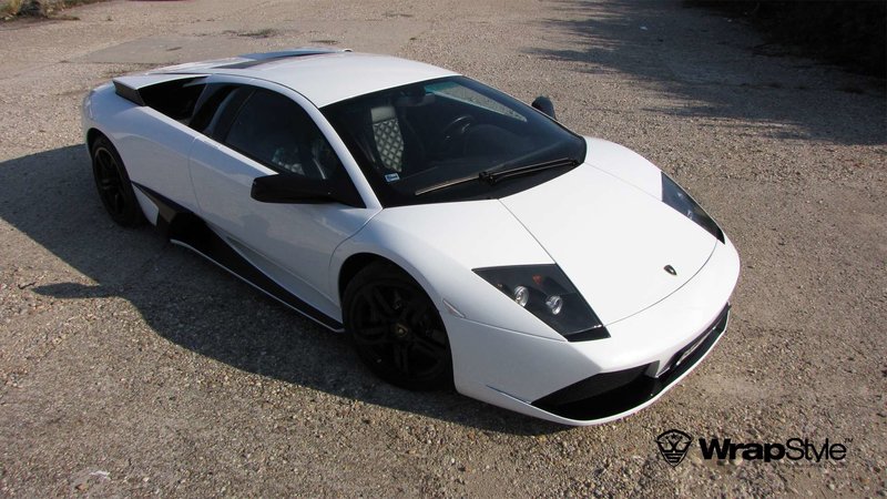 Lamborghini Murcielago - White Gloss wrap