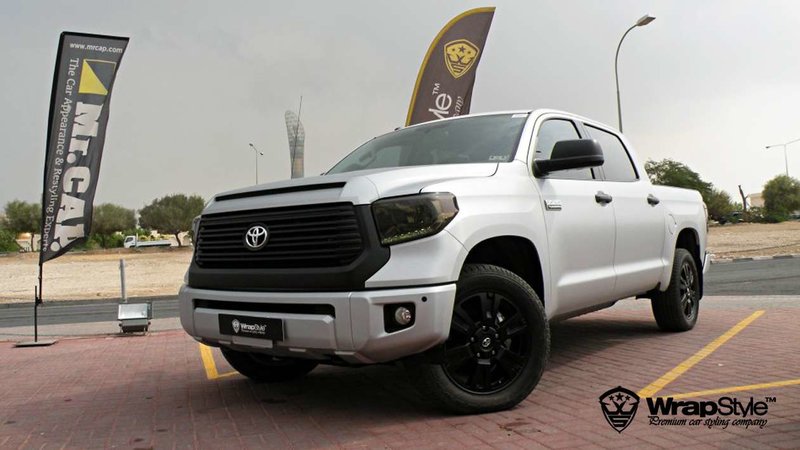 Toyota Tundra - Brushed Titanium wrap