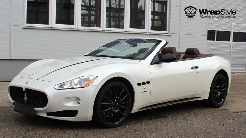 Maserati GranCabrio - White Pearl wrap