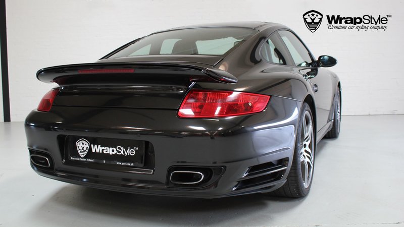 Porsche 911 - Black Metallic wrap