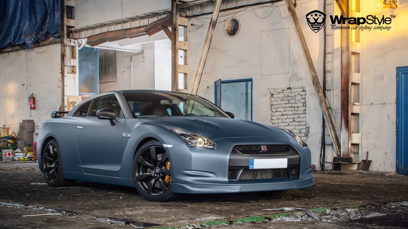 Nissan GTR - Mariana Blue Matt wrap