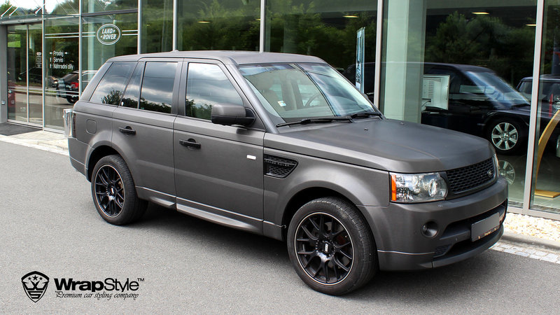 Range Rover Sport - Brushed Black wrap - cover small