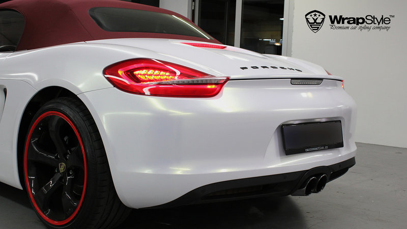 Porsche Boxter- White Tea wrap