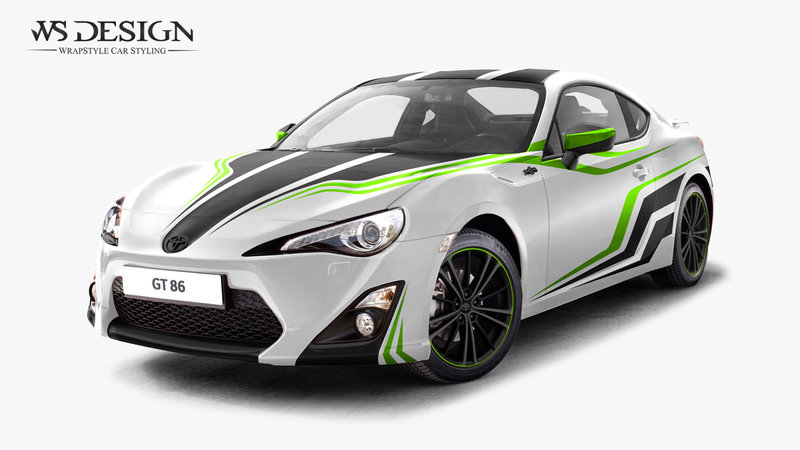 Toyota GT - Stripes design