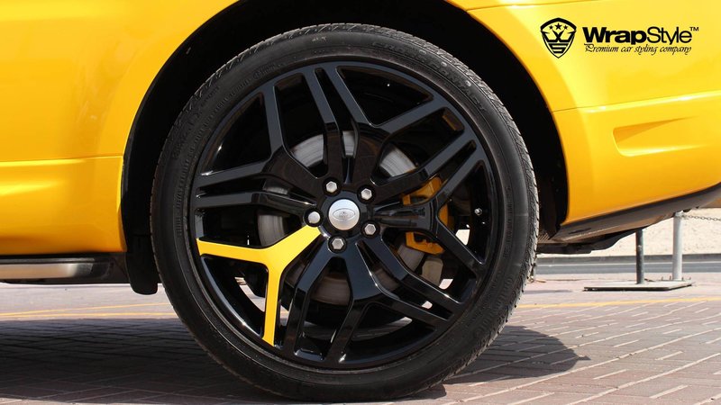 Range Rover Sport - Yellow Gloss wrap