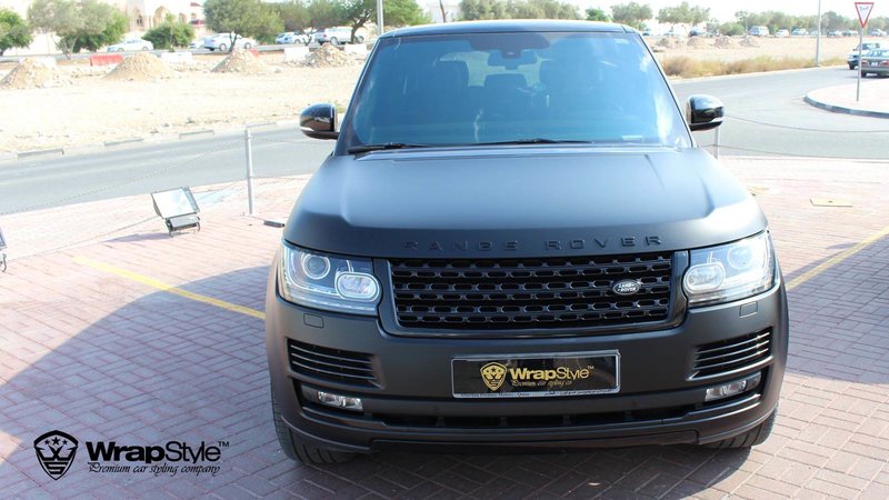 Range Rover Vogue - Black Matt wrap