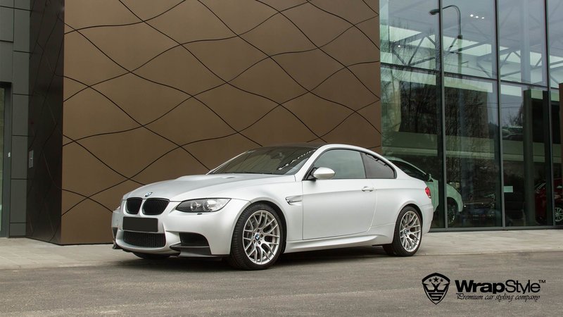 BMW M3 - Silver Matt Chrome wrap