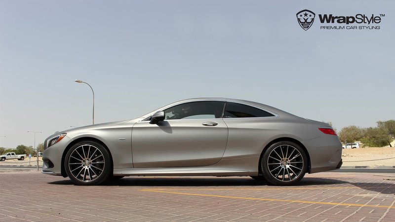 Mercedes S63 Coupe - Steel Matt wrap
