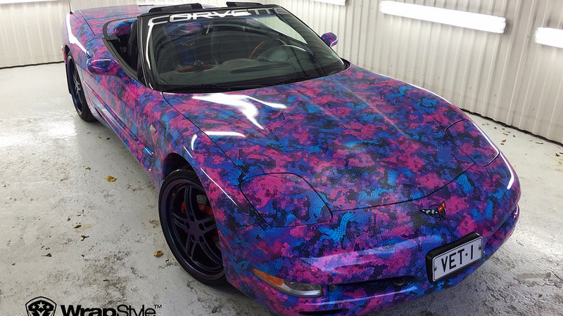 Chevrolet Corvette - Purple Reptile design