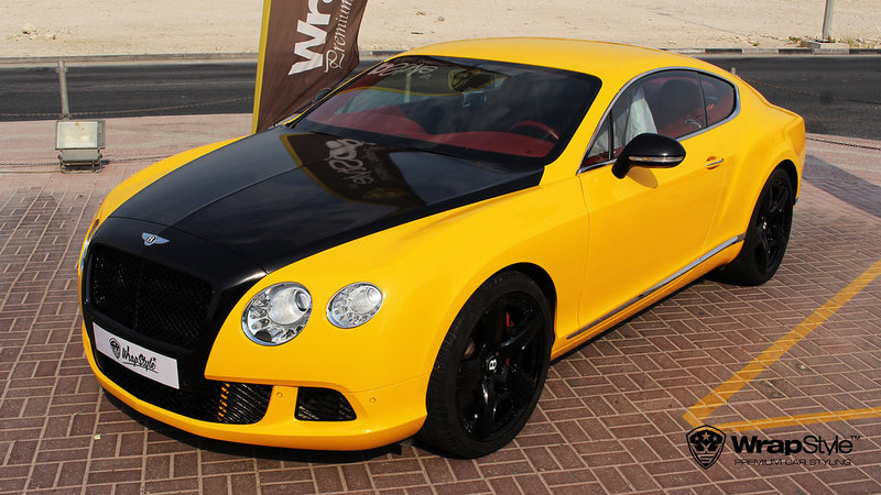 Bentley Continental - Yellow Gloss wrap