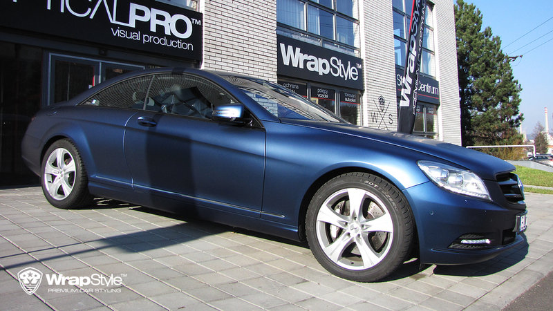 Mercedes Benz - Treton Blue Matt wrap