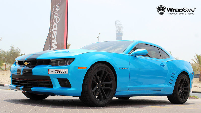 Chevrolet Camaro - Avery Bahama Blue Pearl wrap
