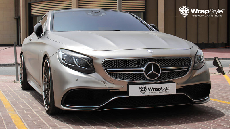 Mercedes S65 - Chrome Matt wrap