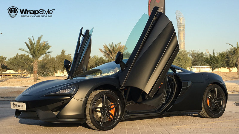 McLaren 540C - Black Matt wrap