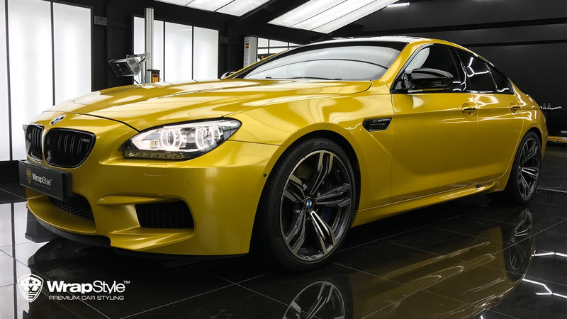 BMW SLS - Hornet Metallic Gloss wrap