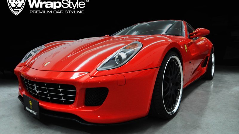 Ferrari 599 GTB Fiorano - Hot Rod Red Gloss wrap