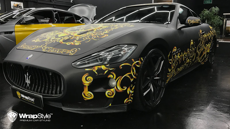 Maserati GranTurismo - Gold Ornaments design