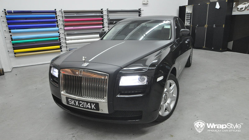Rolls-Royce Ghost - Black Gloss/Matt wrap