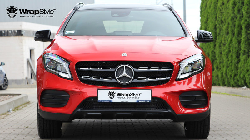 Mercedes GLA - Fire Red wrap