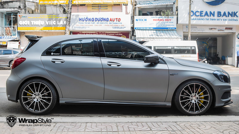 Mercedes A45 - Gun Metal wrap