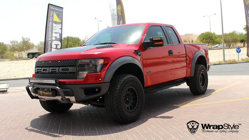 Ford Raptor - True Blood Red wrap - img 1 small